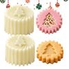 1/2pcs Double‑Sided Sunflower Cake Press Mold Non-Stick Cookie Stamp Moulds  Household