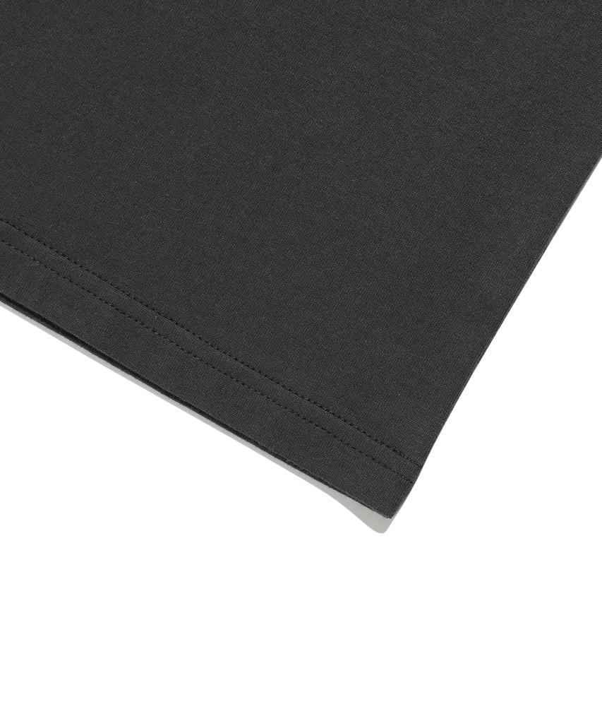 NICEGHOSTCLUB Vintage 3Star Basic Ringer Tee_Charcoal(Ng2Gmut538A)