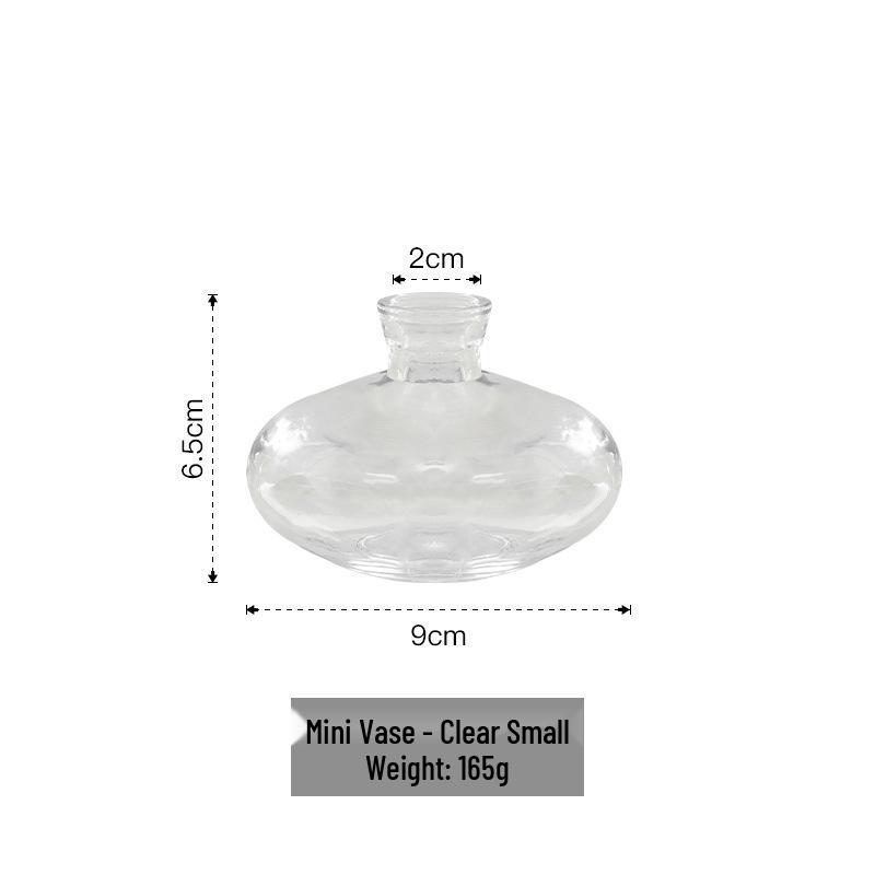 Cross-Border Light Luxury Mini Vase Set: Hydroponic Ornaments for Fresh Flowers in Living Room