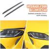 Soft Carbon Fiber Front Headlight Eyebrow Trim Sticker For Toyota Supra A90 19+