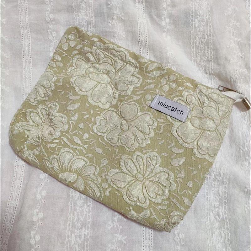 Corduroy Colourful Striped Women Cosmetic Bag Large Small Makeup Storage Bag Travel Organizer Zipper Drawstring Wash Bag Pouch