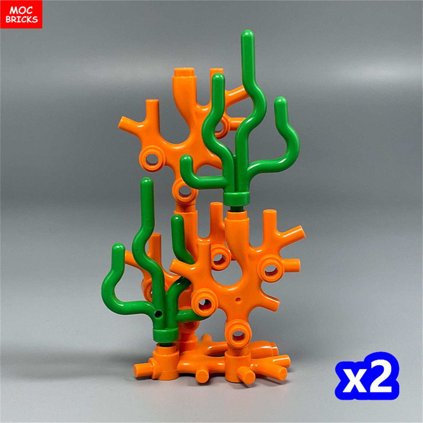 

Non-Toxic Moc Bricks Plant Thallus Coral Seaweed Sea Grass 30093 49577 Diy City House Accessories Building Blocks Toy Kids Dolls Gifts