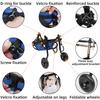 Pet Wheelchair Cart Adjustable Pet Mobility Aids with Wheels Disabled Cat Dog Rehabilitation Walking Mobility Aid Troll