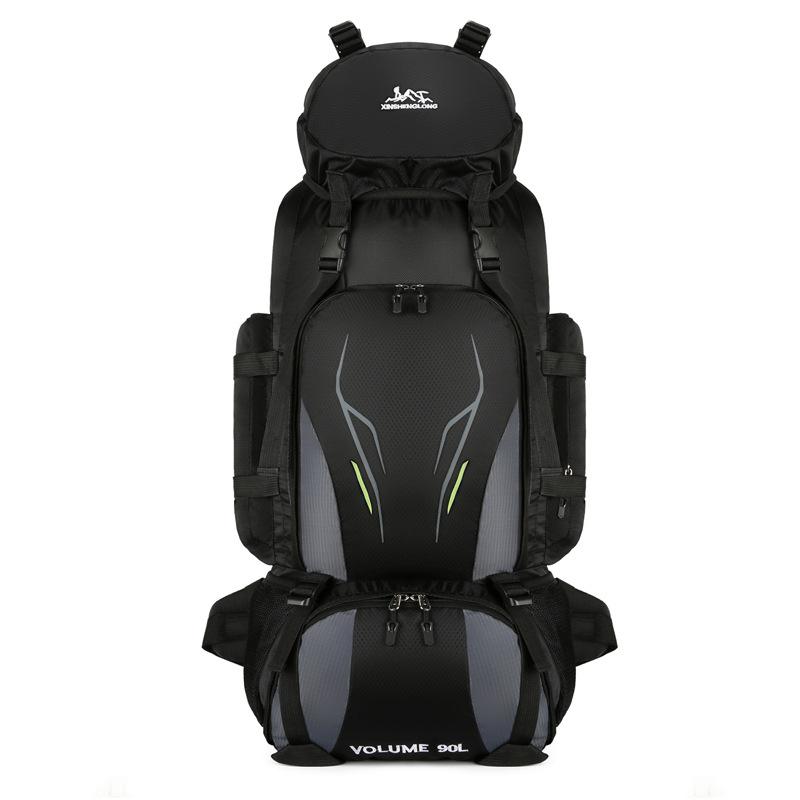 New Fashion 90L Large-Capacity Outdoor Backpack Water-Resistant Hiking Camping Travel Backpack Unisex Hiking Bag