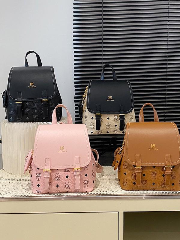 2025 Autumn Lightweight American Luxury Printed Versatile Backpack