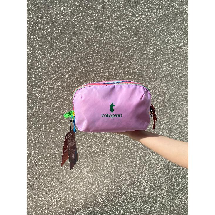 Cotopax*Alpaca Americana Dopamine4L Borsa da toilette impermeabile e portatile per donna, con design color-block e pochette per il trucco da portare a mano