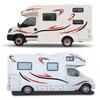 Trailer Exterior Waterproof Stickers Side Body Sticker Universal Decorative Stickers for Campers Truck Graphics Decals