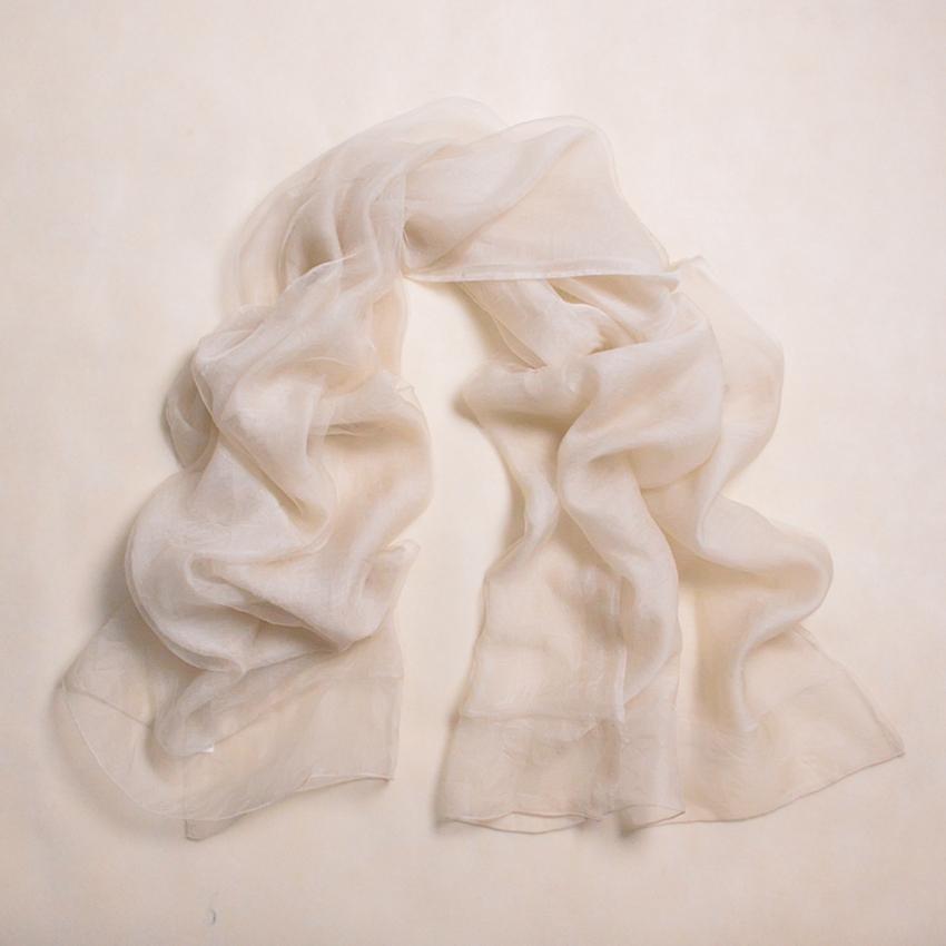 

[BYSIFA] Grey Silk Wool Long Scarf 190*72cm Fashion Accessories Women Scarves Autumn Winter Ladies Wool Scarf New Brand Scarves