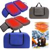 Electric Heated Seat Cushion Waterproof Folding Heating Chair Pad Outdoor Camping Seat Cushion for Park Stadium Car Travel