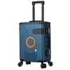 20-Inch Aluminum Frame Trolley Suitcase with Universal Wheels - Large Capacity Carry-On Luggage