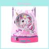 Disney Princess Cartoon Kids Swim Bag With Drawstring Closure And Wet Dry Separation For Beach And Pool Use