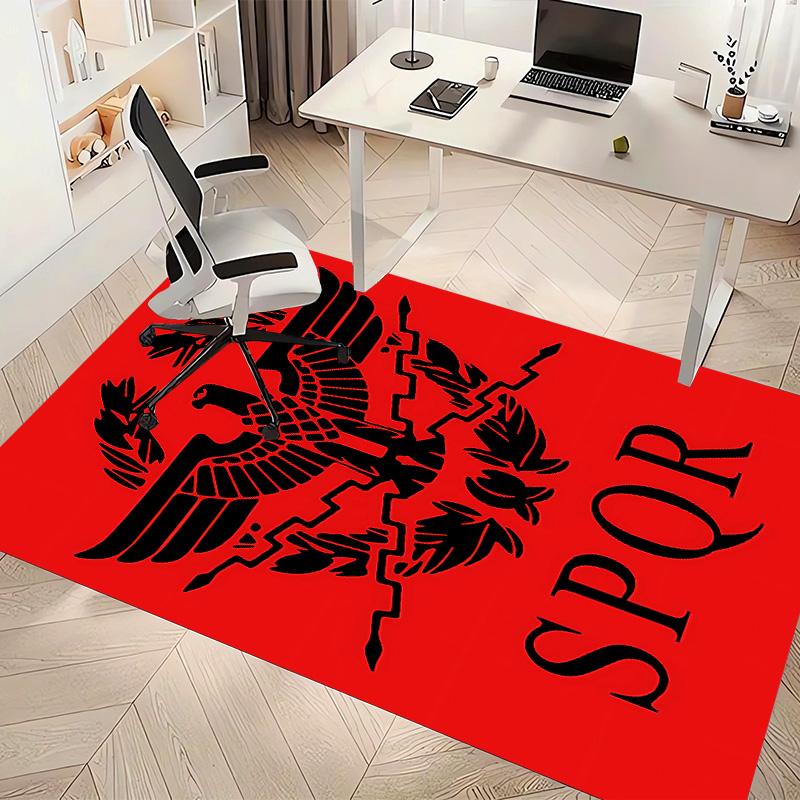 SPQR Roman Eagle1 Printed Absorbent Washable Carpet, Non-Slip Bathroom Mats, Kitchen Rugs, Yoga Mat,Living Room Entrance, Camping Picnic Rugs