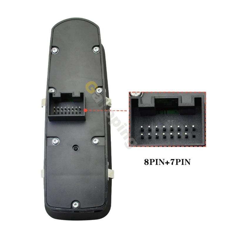 For Porsche Macan Panamera Cayenne Drivers Side Electric Master Power Window Control Switch Button Car Accessories 7PP959858AE