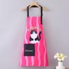 New Sleeveless Kitchen Aprons Cartoon Cats Canvas Cooking Apron Waterproof Adjustable Cafe Overalls for Cleaning