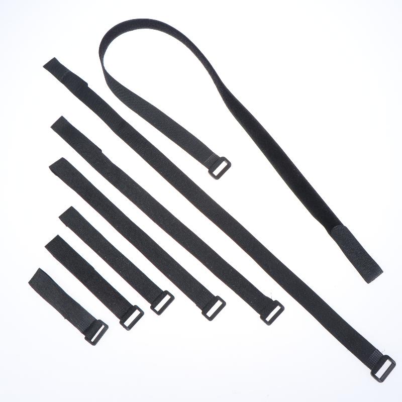 10Pcs Adjustable Nylon Zip Ties Heavy Duty Hook and Loop Fasteners Reusable Tie-downs for Home Travel Cable Organizing Storage
