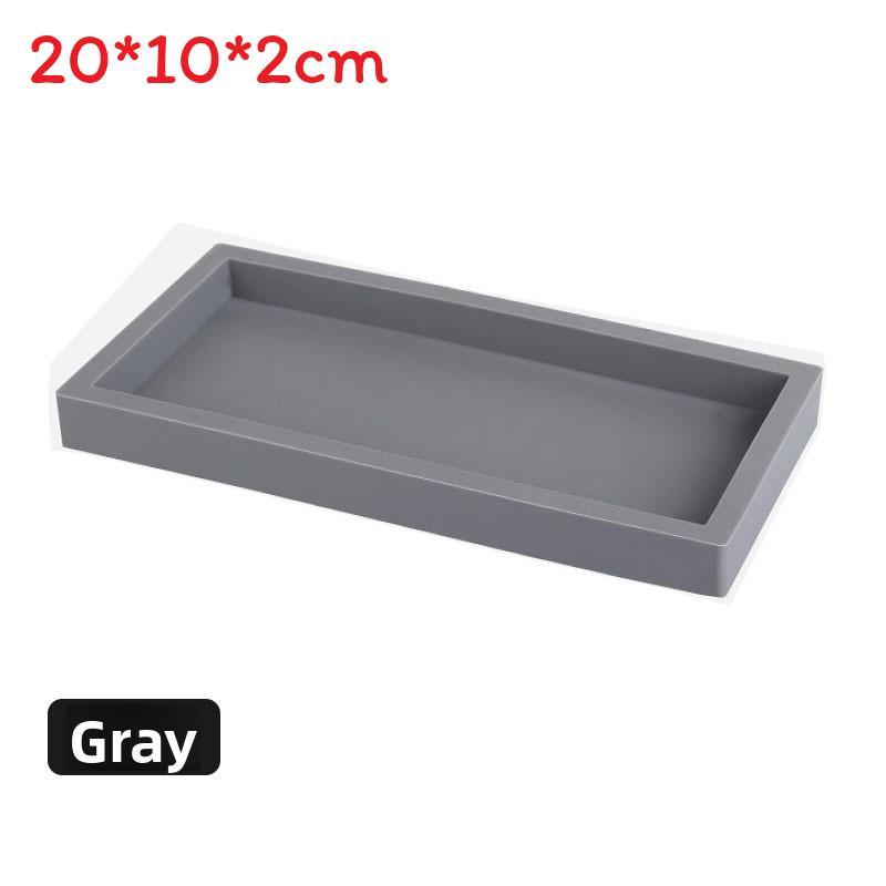 Silicone Bathroom Storage Tray With Multi Purpose Design For Travel And Home Use