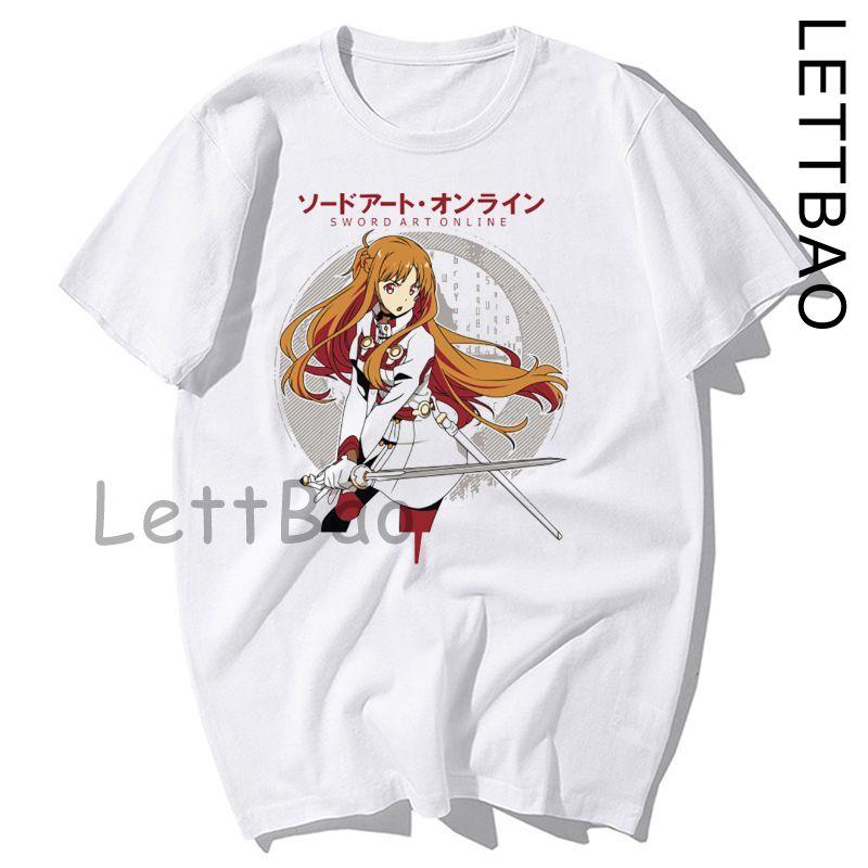 Arrival Sword Art Online T Shirt For Men Japanese Anime T Shirt S 3Xl