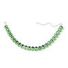Square Colorful Crystal Choker Necklace Light Luxury for Women Party Gift