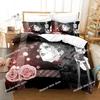 3D Anime Nana Black Stones Bedding Set Printed single Comforter Quilt Bed Cover Duvet Cover Pillow Case 3 Pieces Kids Adult Size