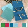 1pc Pochette à Bijoux Sac d'Emballage Velours Doux Cadeau Bracelet Collier Boucles d'Oreilles Bagues Rangement Bouton Sac en Velours Organisateur de Bijoux