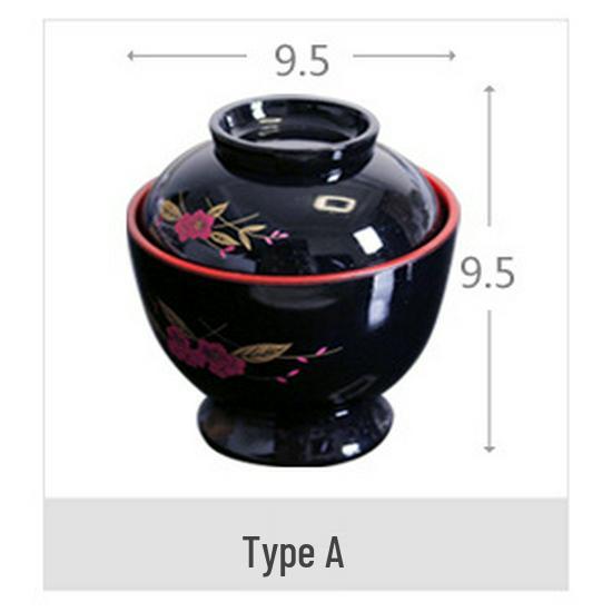 Japanese-Korean Style Soup Bowl with Lid - Versatile for Soup, Rice, or Dipping Sauces