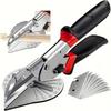 Multi Angle Oblique Cutter Adjustable 45-135 °, Used As a Manual Tool for Cutting Soft Wood Plastic PVC