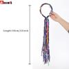 Plüsch Maillard-farbenes Stirnband mit langen Quasten Bohemian Haaraccessoire Geeignet für Damenpartys