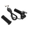 LED Display Electric Bike Throttle Grip Handlebar with Battery Indicator Power Switch Key24V