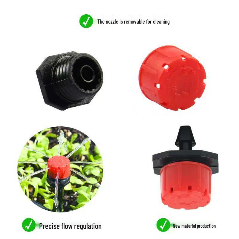 

Pressure Compensating Dripper: 2/4/8/10/16L Flow Stabilizer for Drip Irrigation Systems