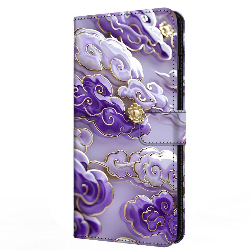 Rosenlederhülle für ZTE Axon 40 LITE Cartoon-Ständer Buch-Geldbörse Klappbare magnetische Handyhülle für ZTE Blade V50 Design V41 V50 Vita