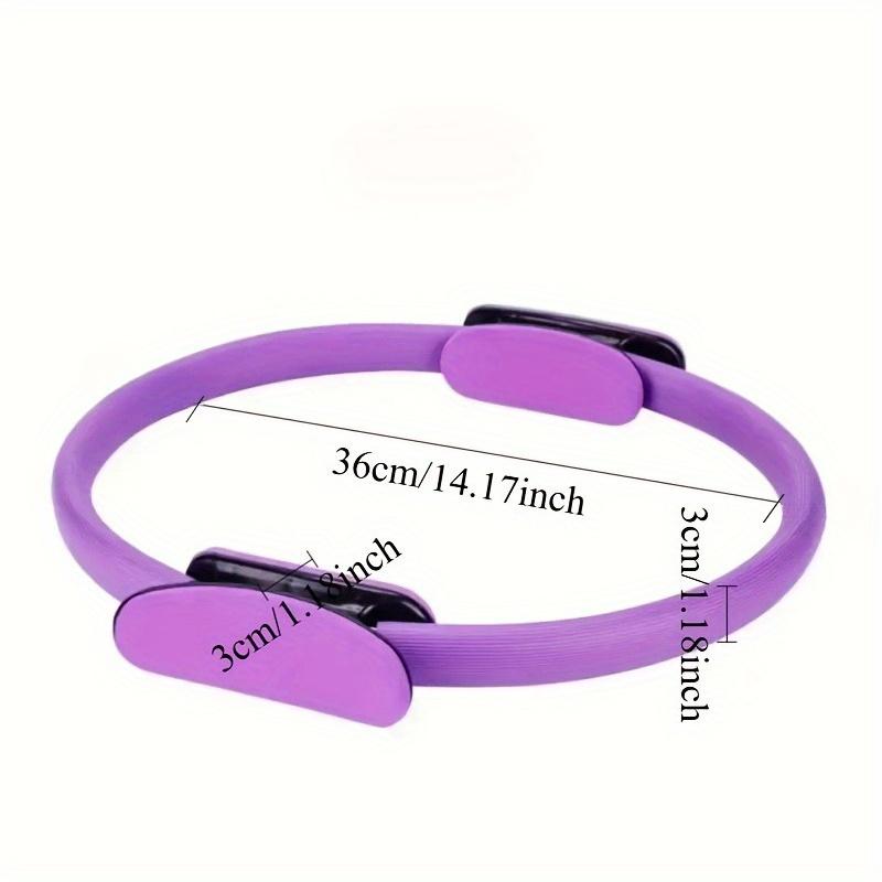 1pc Pilates Resistance Ring with Ergonomic Foam Handles -Fitness Circle for Yoga, Strength Training & Physical Therapy, Home Workout Equipment