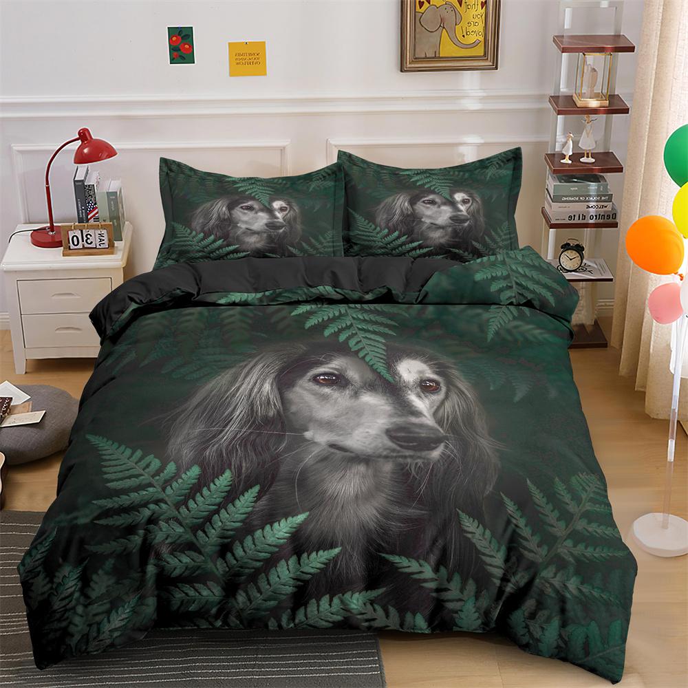 Animal Dog 3D Printed Bedding Set Cozy Soft Duvet Cover Set King Queen Twin Size Birthday Gift Bedroom Decoration 240*220cm