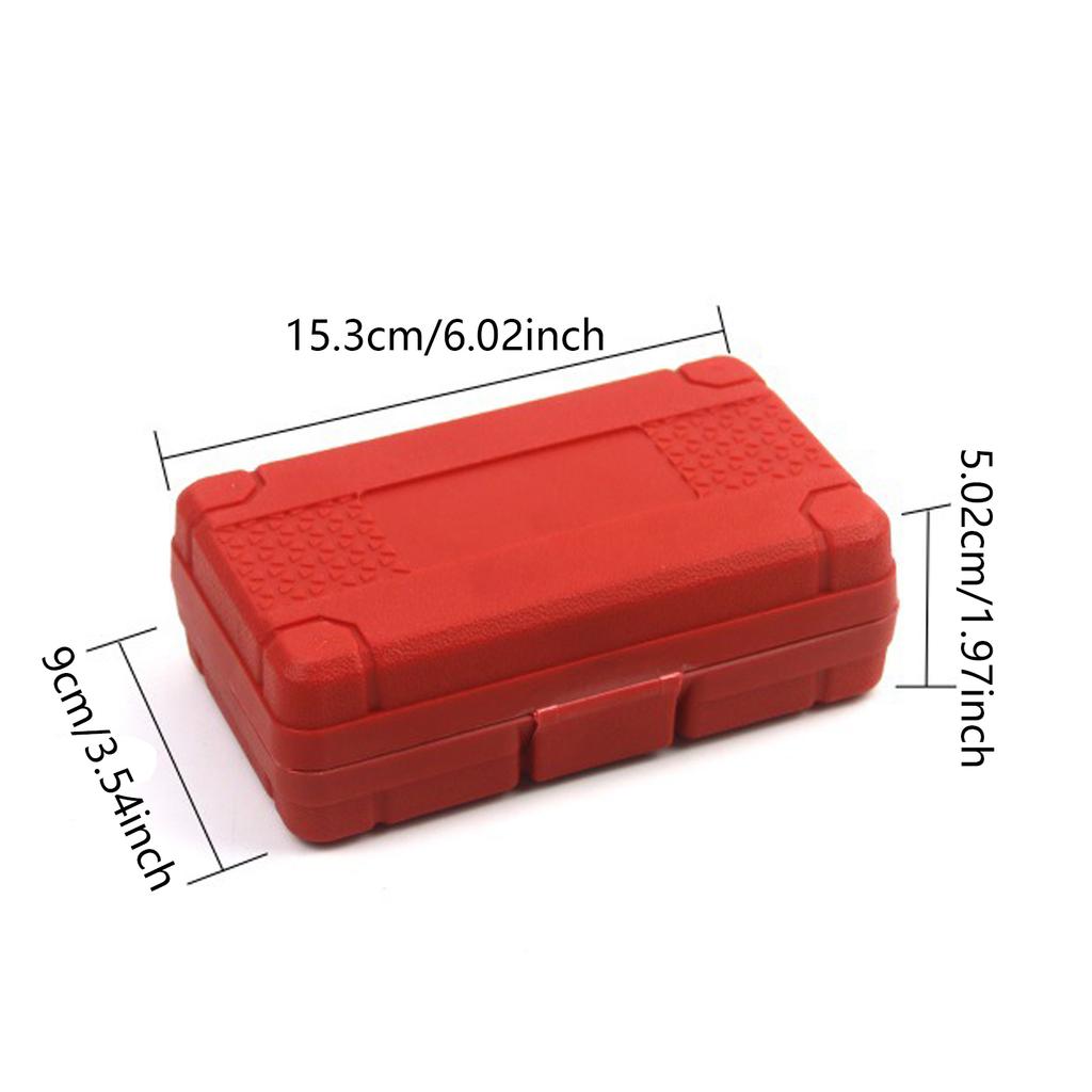6Pcs Impact Socket Wrench Adapter Set 1/4 3/8 1/2 3/4inch Square Drive Adapter Reducer Spanner Hand Tool Kit with Case