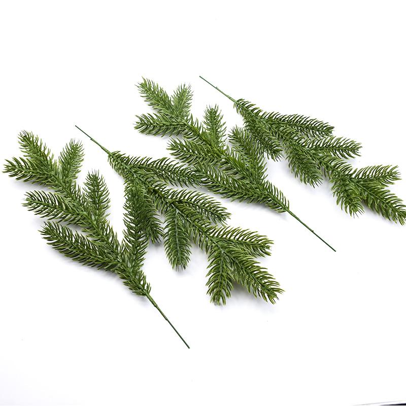 20/50pcs Artificial plants decorative flowers wreaths christmas tree household products vases decoration diy navidad Garland Box