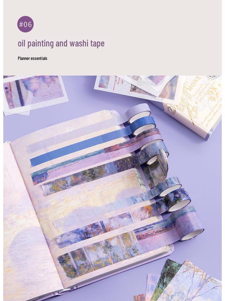 Set Planificator DIY Stil Ins de Valoare Ridicată: Caiet Pictură în Ulei - Cadou Perfect de Ziua de Naștere pentru Studenți