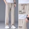 Tencel Linen Elastic Pants for Men