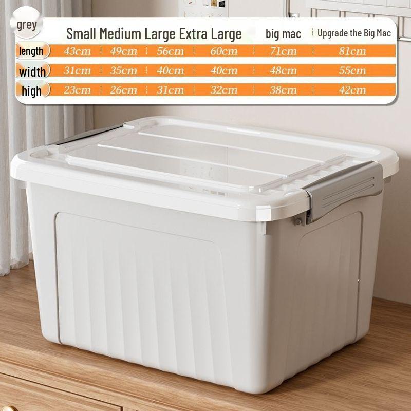 Extra Large Plastic Storage Box for Clothes and Toys