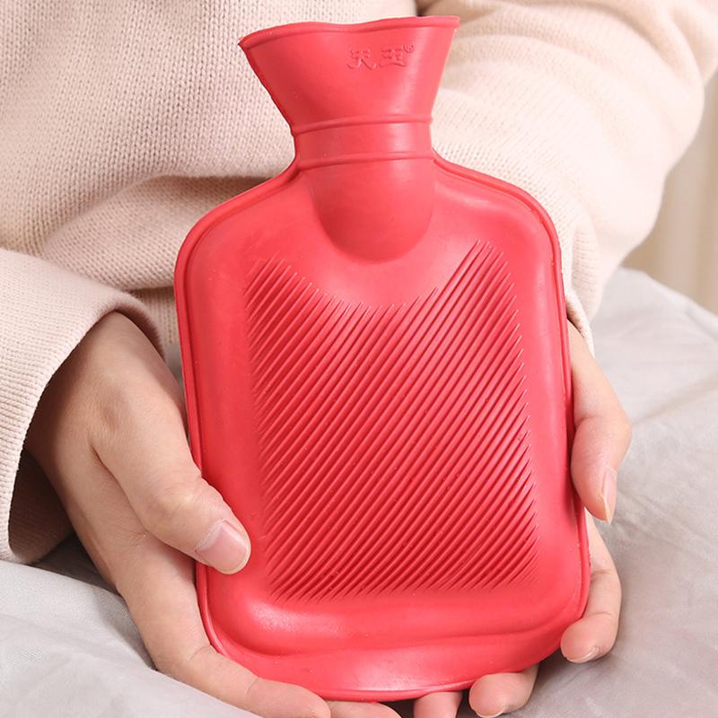 1500/1000ml Thick Hot Water Bottles Portable Rubber Winter Warm Hot Water Bag Hand Warmer Water Filled Silicone Hot Water Bag