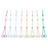 Silikon Baby Spielzeug Lanyard 2 in 1 Schnullerhalter Verstellbarer Gurt für Baby Ausrüstung Wesentlich Mehrfarbig Sicherheitsgurt