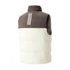 Men's Adidas Down Vests Men's White/Khaki Stand Collar Moderate