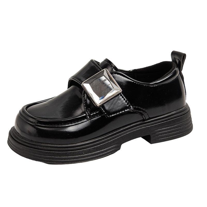 New Spring and Autumn Girls' College Style Retro Princess Shoes Children's Versatile Trendy Comfortable Soft-soled Leather Shoes