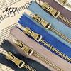 Non Separating Zipper 20Pcs Retro Bronze Closed-End Set, Heavy Duty Metal Y-Teeth Sewing Tape Replacement, for DIY Handbags Pockets Set