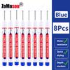 NEW Long Head Nib Deep Hole Markers Pen 20mm/45mm Waterproof White Tile Carpenter Pen for Woodworking Black/Blue/Red Ink