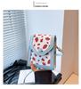 2025 Trendy Fresh Sweet Mori Style Women's Crossbody Phone Bag with Ins Print