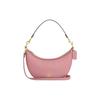 Aria 26 Gold Label Hardware Buckle Zipper Closure Pebbled Leather Half Moon Bag Handbag Shoulder Bag Medium Women's Gold True Pink