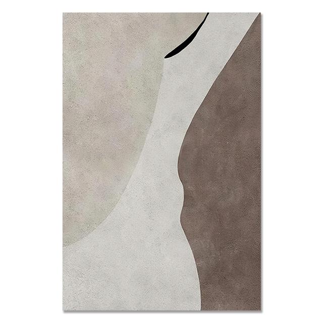Geometric Minimalist Wall Art Poster Abstract Canvas Painting Print Texture Art Modern Wall Picture for Living Room Home Decor