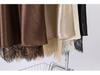 Fei Yuan Women's Satin A-line Drape Skirt, Lace-lined, Solid Color, Early Spring 2026 Fashion Arrival