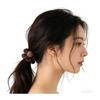 Hair Ties, Scrunchies, Black, Brown, Rubber Bands Set of 2, Stylish, Hair Ties, Women's, Thick, Non-marking Hair Ties, Easy to Stretch, Hair