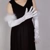 Elegant Bride's Long Gloves Satin Women's Long Mittens Fashion Full Finger Gloves  Evening Party