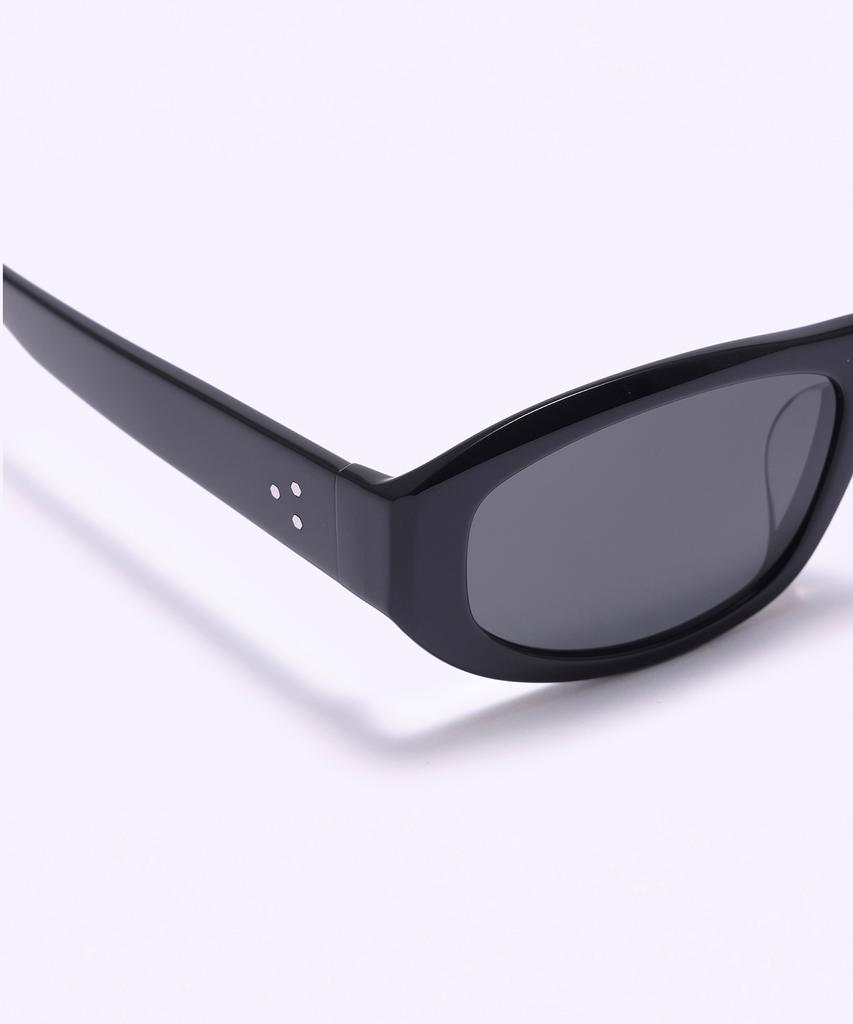 Alloaiweeo [Frame Black] Fbs1607 0909G Acetate Volume Sunglasses